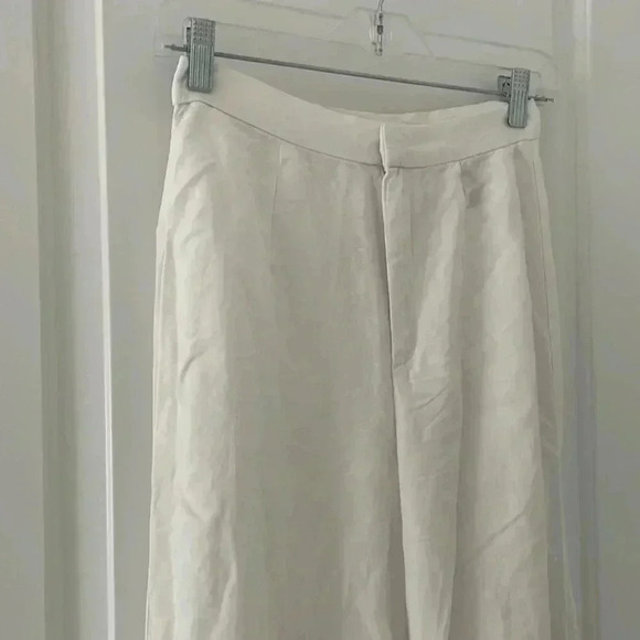 Linen White Pants - Picture 1 of 11